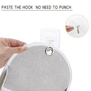 Dulynva 3 Pièces Sac De Rangement Suspendu Mural Pliable Beige - Organiseur Poches Pour Maison Et Bureau