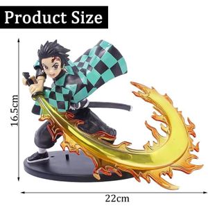 Lot 5 Figurines Demon Slayer - Tanjiro, Nezuko, Zenitsu, Inosuke - 12 Cm - NEUF