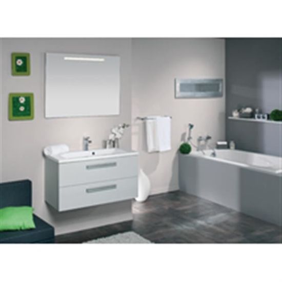 Alterna Meuble Sous Vasque Seducta 90 Cm 2 Tiroirs Gris Perle Ref 200520 Cdiscount Maison