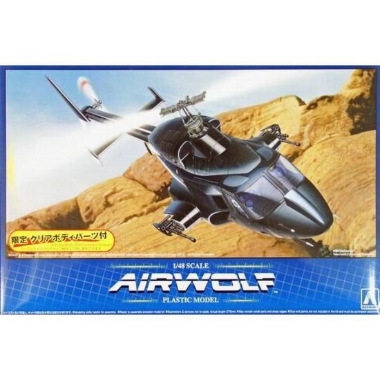 Maquette Hélicoptère SUPERCOPTER AIRWOLF en kit à monter 1/48 - Cdiscount  Jeux - Jouets