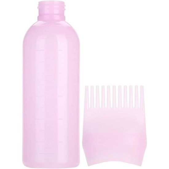 KoopKrachtig - Applicateur d'huile Cheveux - Flacon Cheveux - rose - Peut  être utilisé