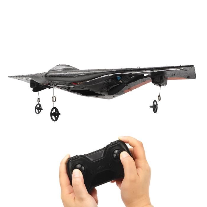 Avion RC Planeur Léger Télécommandé avec LED pour Enfants - VGEBY
