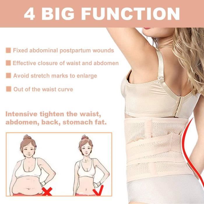 Ceinture Post Accouchement Reglable Ventre Plat Ceinture Lombaire Ceinture Post Grossesse Gaine Ceinture Elastique Abdominale 18 Cdiscount Puericulture Eveil bebe