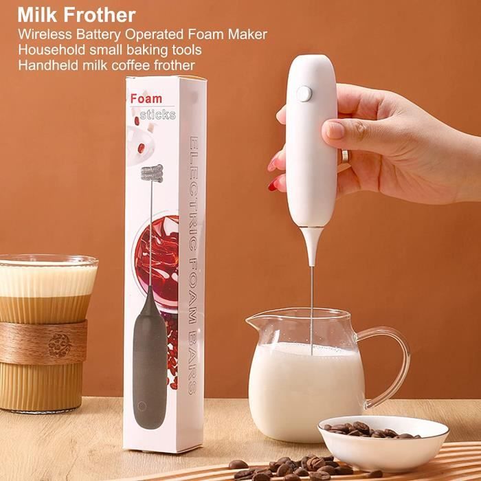 Mini mousseur à lait électrique portatif, mélangeur pour boissons, appareil  à mousse, Rechargeable par USB, support mural - AliExpress