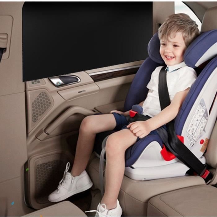 TANCUDER 4 Rideaux Pare-Soleil Voiture Magnétiques 80x50 Cm – Protection UV, Pliable, Argent – Avant & Arrière Bébé