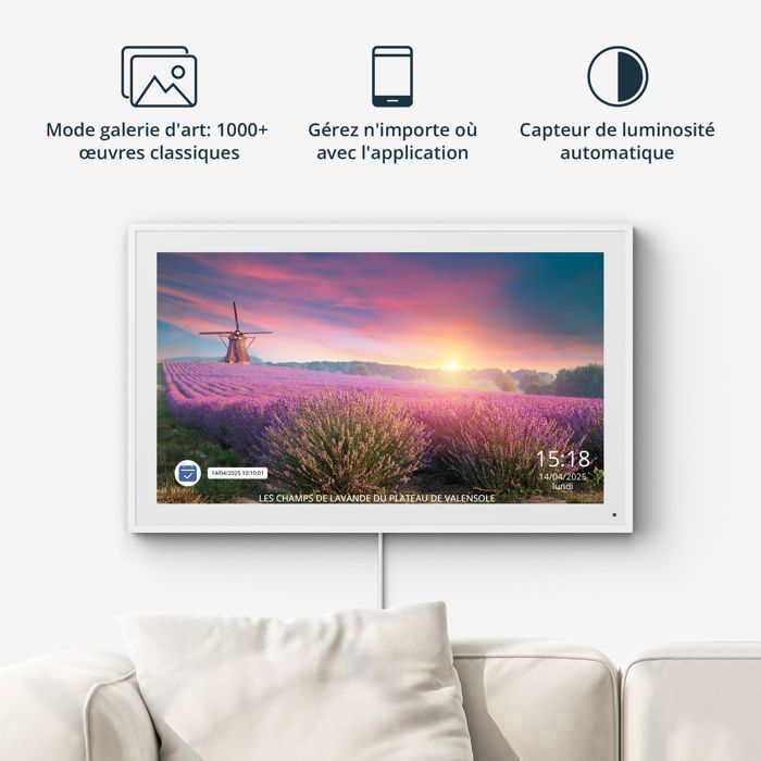 Stylet 3-en-1 Pour Calendrier Lucarne 15" – Précis & Multifonction Blanc