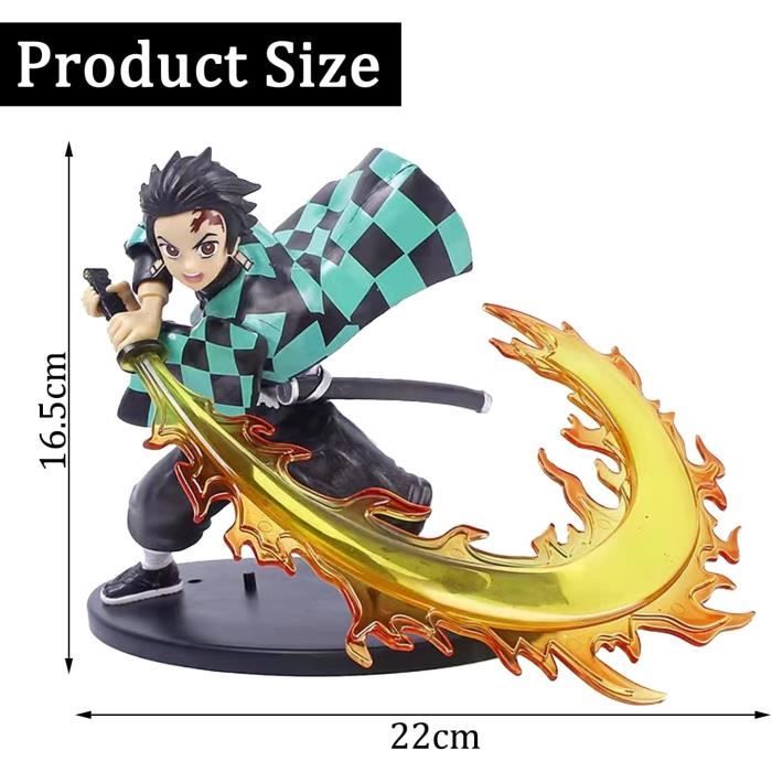Anime Demon Slayer Figure Kamado Tanjirou Nezuko Action Figures PVC Modele Jouets Zenitsu Figurine Inosuke Kimetsu No Yaiba Figura