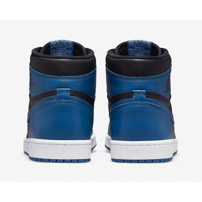 Air jordan 1 mid hot sale bleu foncé