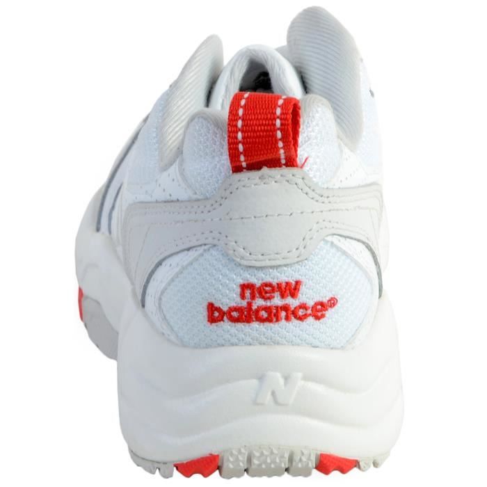 Basket New Balance WX708 NEW BALANCE Femme Cuir Blanc A lacets Confort exceptionnel White red Cdiscount Chaussures