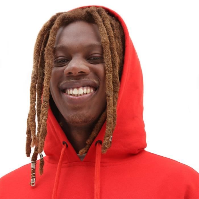 Sweat vans homme rouge 2025