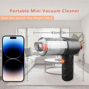 Sporgo Mini Aspirateur De Table Portable Sans Fil – Recharge USB, Puissant Pour Miettes, Bureau & Maison, 120 Min D'Autonomie