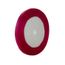 BOBINE 22m RUBAN SATIN ROSE 7mm perles scrap bijoux