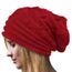 CASQUETTE,Red--Bonnet en laine tricoté unisexe pou - 1