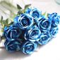 10 Roses Toucher Latex Bouquet De Mariage De Réunions De Famille Design Décoration Bleu Wtx70228483d