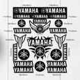 Taille 25x30cm - Autocollants réfléchissants Yamaha Logo moto réservoir, ensemble de décalcomanies Yzf R1 Nma-0