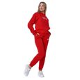 Jogging femme - Project X Paris - Essentials - Rouge - Manches longues - Multisport-0