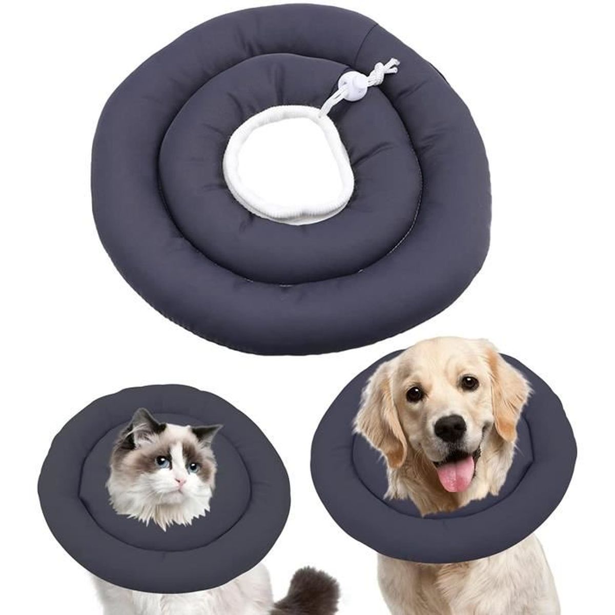 Collerette pour Chat Collier de Protection Ajustable pour éviter ...