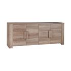 MEUBLORAMA Grand buffet 4 portes - Collection FARRA - chêne Dab Canyon