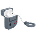 Cadorabo Coque pour Apple AirPod 1 & 2 Design Retro Game Grey Casque portable en silicone Etui 3D Porte-clés
