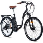 MOMABIKES MOMA BIKES - Vélo électrique VAE de ville - 26" - SHIMANO - 7 Vitesses - Freins à disques hydrau - Batterie Ion Lit - 36V - 16A