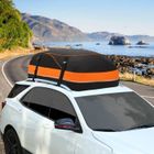 Sac de Toit Voiture - TOOLUCK - 425L - Coffre De Toit Souple, 1000D Tissu d’Oxford et PVC, pour Avec ou Sans Barres de Toit