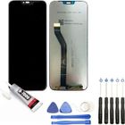 VISIODIRECT Vitre tactile + ecran LCD compatible avec Motorola Moto G7 Power XT1955 taille 6.2" noir + Kit outils + Colle B7000 Offerte