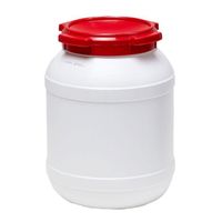 Bidon plastique alimentaire grande ouverture à visser - CURTEC - 26 litres