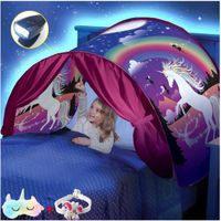 Dream Tents,Tente De Rêve, Tente De Lit, Pop Up Tente pour Enfants, Tente pliable, Fille, Intérieur, Cadeau De Noël
