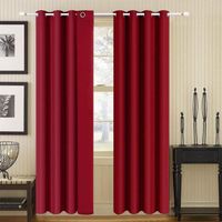 JUANstore Rideaux Occultants Rétro Rideau D'occultation De Couleur Unie À Isolation Thermique Épais Rideau De Velours For Décoration Chambre Avec Crochet Draperie 2 Pièces,Vert,W200xL250cm