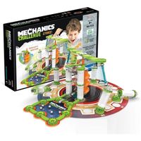 Geomag, Mechanics Challenge Strike, Jeu Educatif et Creatif pour Enfants, Constructions Magnetiques avec Billes en Metal, Pac