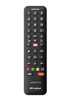 Meliconi - Télécommande universelle CONTROL TV+ pour une TV - 100% fonctions d'origine - Accès direct Netflix - programmation simple