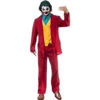 Déguisement Joker Homme - Clown - Costume Halloween Adulte - Veste, Pantalon, Gilet et Chemise