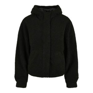 Sweat à Capuche Noël Unisexe Avec Bordure Fausse Fourrure - Motifs Festifs, Polyester/élasthanne, Pour Fêtes