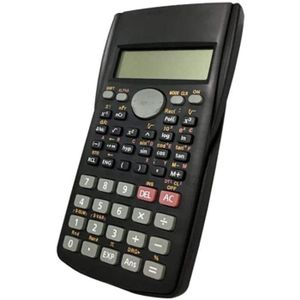 CALCULATRICE Calculatrice multifonctionnelle Calculatrice Scientifique Math Scientifique avec écran LCD à Double Lignes et Couverture de A248