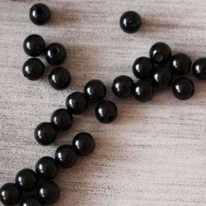 Lot de 100 Perles en Plastique Acrylique Colorees avec Strass de Scintillement 1