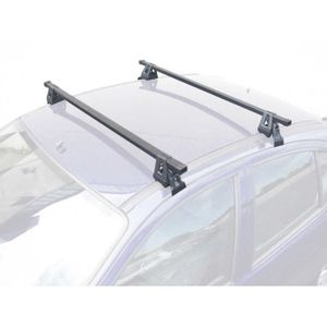 Barre de toit universelle L124 Barre de toit réglable 150 kg Support de  base de voiture en aluminium avec clé