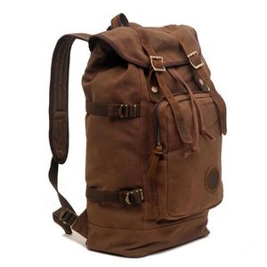 Yoome Toile Sac /à Dos Vintage en Cuir Sac /À Dos Randonn/ée Sacs /À Dos Ordinateurs Ordinateurs Sacs /À Dos Unisexe Sac /À Dos Occasionnel Satchel Bookbag Alpinisme Sac pour Hommes Femmes