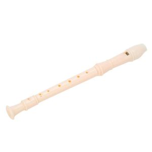 FLÛTE À BEC Dioche instrument enregistreur ABS Recorder Instrument 8 Trous Soprano Flûtes à bec pour les écoles maternelles primaires (Blanc)