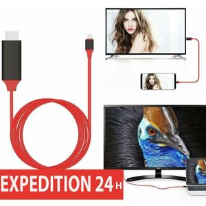 CÂBLE TV - VIDÉO - SON Câble Adaptateur USB C Type C vers Prise HDMI TV p