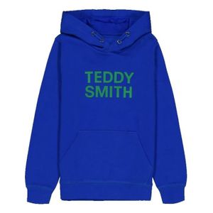 SWEATSHIRT TEDDY SMITH - Sweat à capuche junior - bleu roi - 