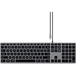 CLAVIER D'ORDINATEUR Clavier Rétroéclairé Filaire Slim W3 Avec Pavé - T