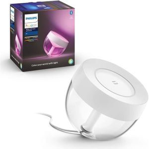 AMPOULE INTELLIGENTE Philips Hue White & Color Ambiance, Iris compatible Bluetooth, Blanc, fonctionne avec Alexa, Google Assistant et Apple Homekit