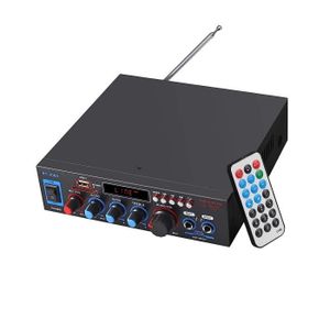 AMPLIFICATEUR HIFI eSynic Amplificateur Bluetooth Stéréo Audio Récept