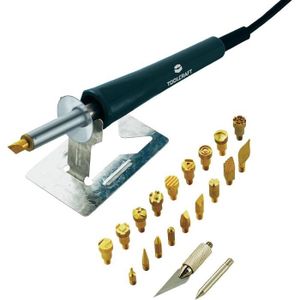 FER - POSTE A SOUDER Kit pyrogravure 30 W 24 pcs Toolcraft