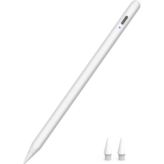 Stylet pour iPad 2018-2023, Magnétique iPad Pencil avec Rejet de La Paume, Stylo Pen pour iPad, Apple Pencil pour iPad.[Z542]