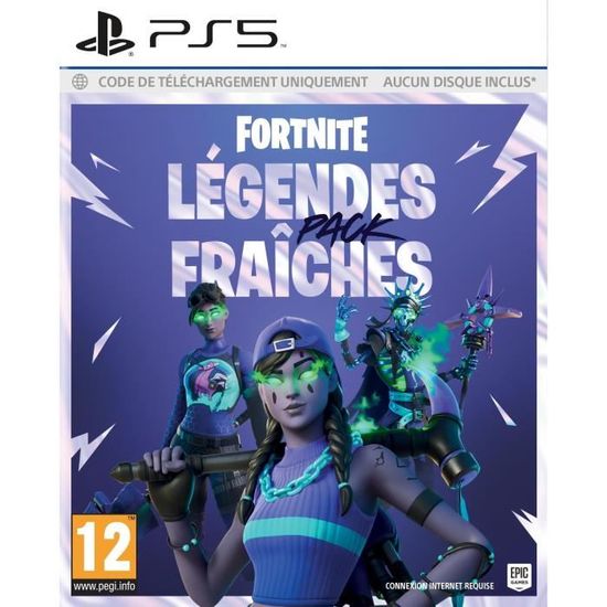 Fortnite Pack Legendes fraiches Jeu PS5 (Code de téléchargement) Cdiscount Jeux vidéo