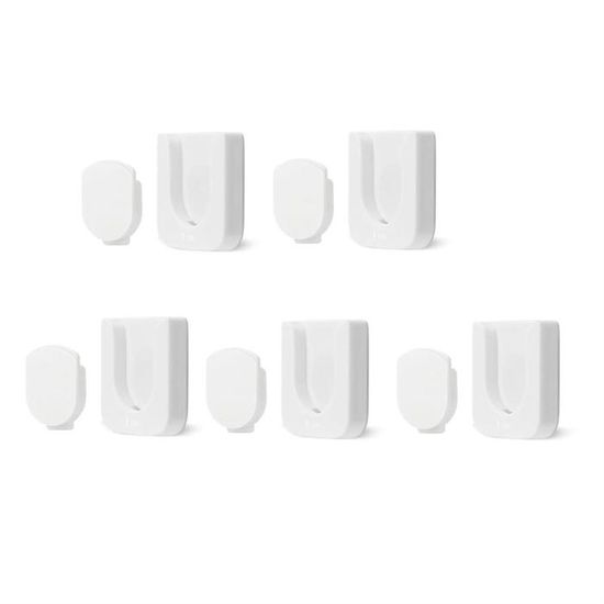 Support de télécommande - DRFEIFY - Lot de 6 - Auto-adhésif - Plastique
