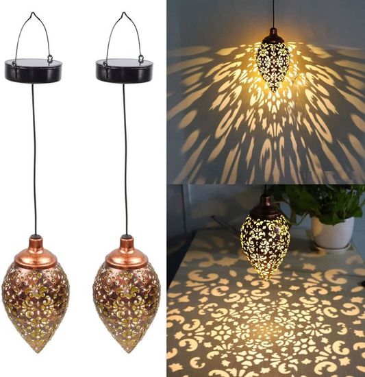 Lot De 3 Lanternes Solaires Décoratives Pour Paysage, Lampes D