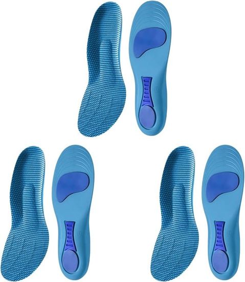 2 Paires Semelles Orthopédiques DIFLAX Gel 4 En 1 - Correction Posture, Soutien Voûte, Pour Pieds Plats, Fasciite Plantaire - 11