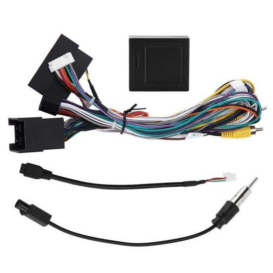 Faisceau Câble Autoradio 16 Broches Avec Canbus Pour Mitsubishi Outlander & Pajero (2006-2013) – Compatible Android Auto